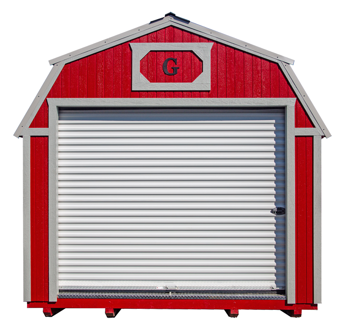Lofted Barn Garage Front