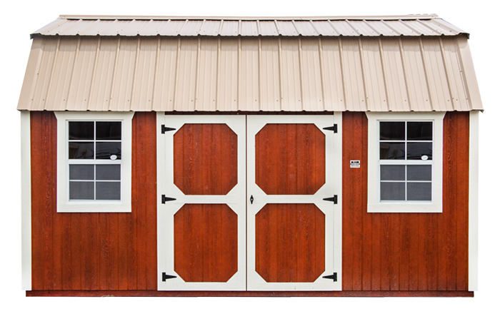 Side Lofted Barn Front